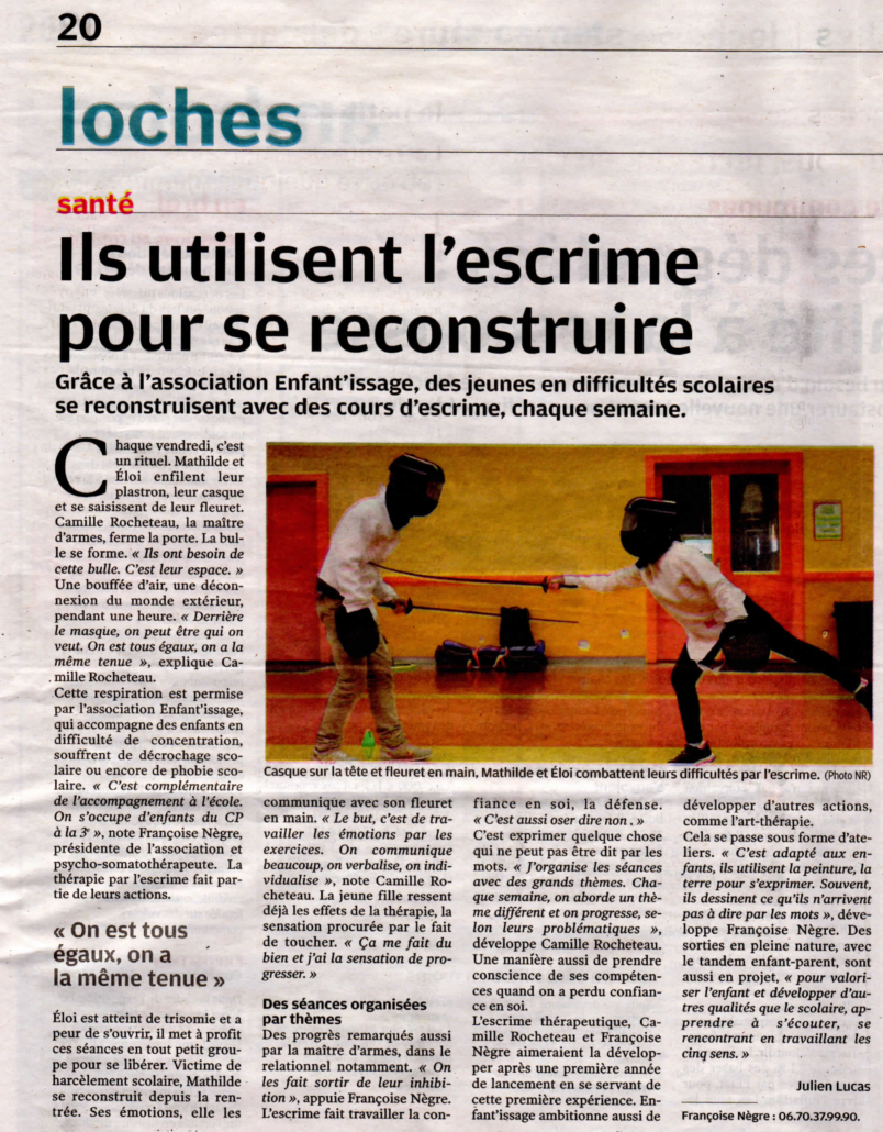 Article la Nouvelle République du Centre